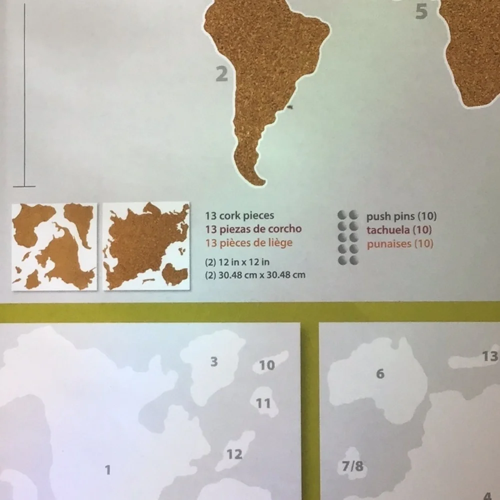 Peel ‘n’ Stick World Map